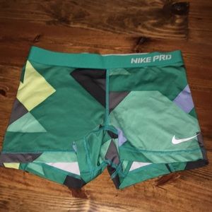 Nike pro compression shorts